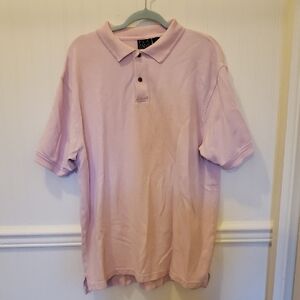 Jos. A. Bank Traveler's Collection Pink Cotton Polo